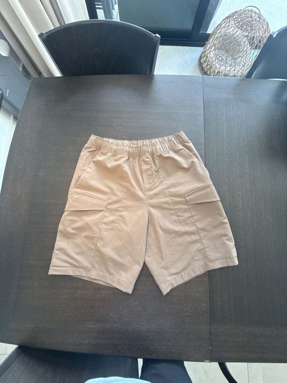 Lululemon Stretch Cotton Versatwill Cargo Pocket Shorts 10" brown